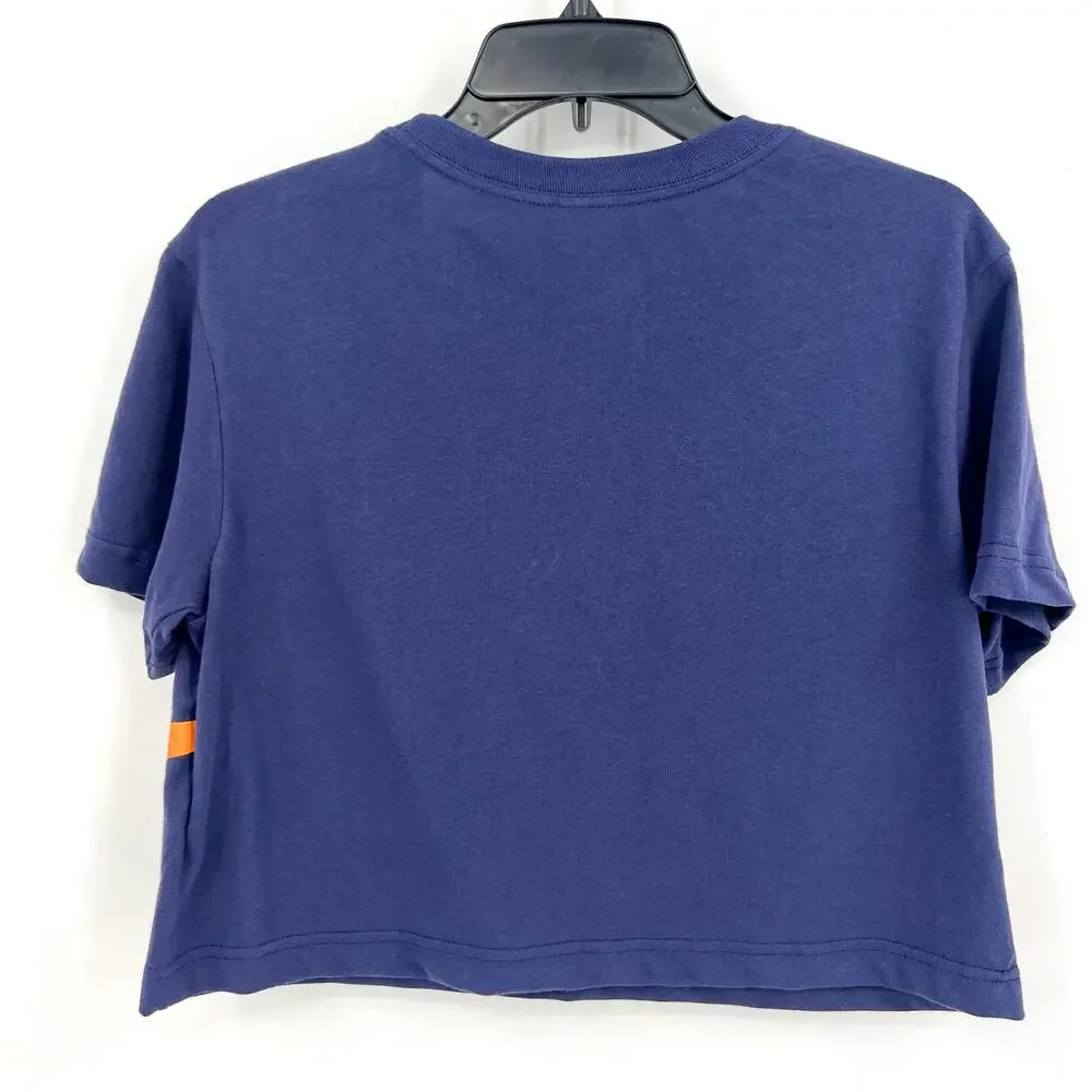 NIKE Womens Houston Astros City Connect Cropped T-Shirt XS Navy Blue NWT_5